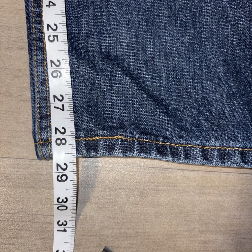 Levi Strauss 550 Big Mens 44X 29 Red Tab Denim Jeans Dark Blue - Picture 8 of 9